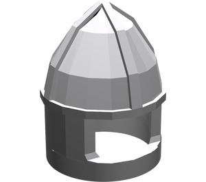 LEGO Medium Stone Gray Helmet with Chin-Guard (3896)