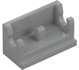 LEGO Medium Stone Gray Hinge 1 x 2 Base (3937)