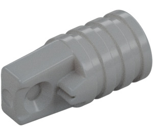 LEGO Mittleres Steingrau Scharnier Arm Verriegelt mit Single Finger und Axlehole (30552 / 53923)