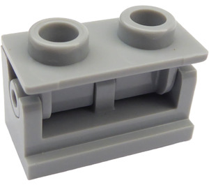 LEGO Gris pierre moyen Charnière Brique 1 x 2 Assembly