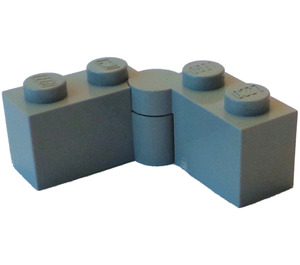 LEGO Medium Stone Gray Hinge Brick 1 x 4 Assembly