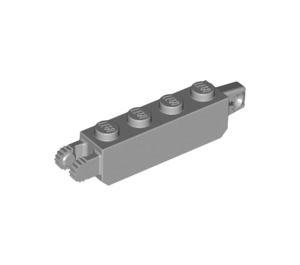 LEGO Medium Stone Gray Hinge Brick 1 x 4 Locking Double (30387 / 54661)