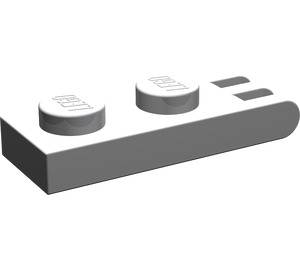 LEGO Medium Stone Gray Hinge Plate 1 x 2 with 3 Stubs and Solid Studs