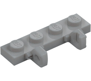 LEGO Gris piedra medio Bisagra Placa 1 x 4 Cierre con Dos Puntas (44568 / 51483)