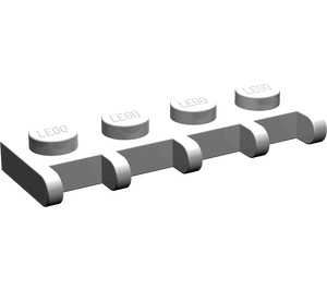 LEGO Medium Stone Gray Hinge Plate 1 x 4 with Car Roof Holder (4315)