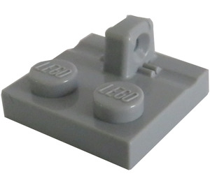 LEGO Medium Stone Gray Hinge Plate 2 x 2 with 1 Locking Finger on Top (53968 / 92582)