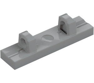 LEGO Medium Stone Gray Hinge Tile 1 x 4 Locking with 2 Single Stubs on Top (44822 / 95120)