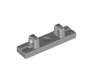 LEGO Medium Stone Gray Hinge Tile 1 x 4 Locking with 2 Single Stubs on Top (44822 / 95120)