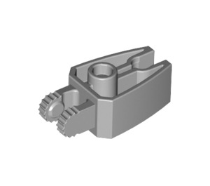 LEGO Medium Stone Gray Hinge Wedge 1 x 3 Locking with 2 Stubs, 2 Studs and Clip (41529)