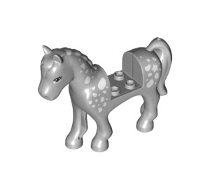 LEGO Medium Stone Gray Horse with Gray Splotches (26568)