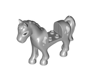 LEGO Medium Stone Gray Horse with Splotches (45476)