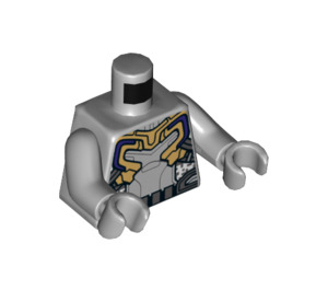 LEGO Medium Stone Gray Hydra Henchman Minifig Torso (973 / 76382)