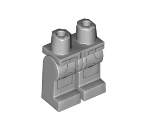 LEGO Medium Stone Gray Imperial Crewmember Minifigure Hips and Legs (3815 / 64857)