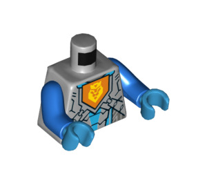 LEGO Medium stengrå King's Vagt Minifig Torso (973 / 76382)