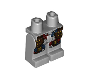 LEGO Mittleres Steingrau Korg mit Neck Kragen Fell Minifigur Hüften und Beine (3815 / 90355)