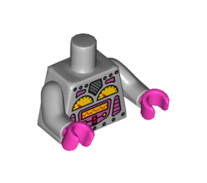 LEGO Gris pierre moyen Lady Robot Torse (973 / 88585)