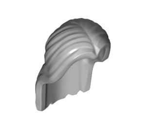 LEGO Medium Stone Gray Long Hair with Center Parting (36806)