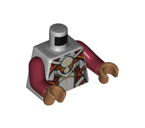 LEGO Mittleres Steingrau Makkari Minifig Torso (973 / 76382)