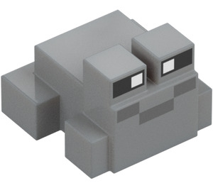 LEGO Gris Pierre Moyen Minecraft La grenouille avec Gris (103725)