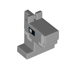 LEGO Medium Stone Gray Minecraft Horse Head (37579)