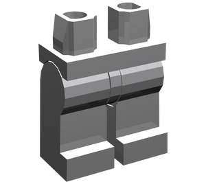 LEGO Medium Stone Gray Minifig Hips with Bright Light Blue Legs (3815 / 73200)