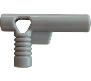 LEGO Medium Stone Gray Minifig Hose Nozzle with Side String Hole without Grooves (60849)