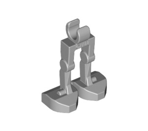 LEGO Mittleres Steingrau Minifig Mechanisch Beine (30376 / 49713)