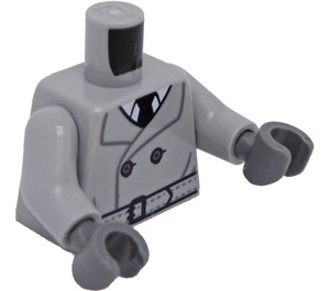 LEGO Grigio pietra medio Minifigure Busto Film Noir Detective (973)