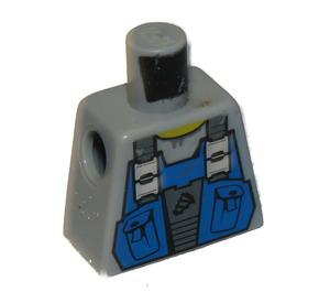 LEGO Medium steingrå Minifigur Overkropp uten armer med Dekorasjon (973 / 3814)