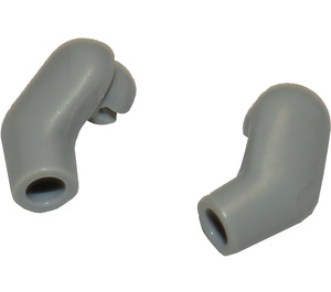 LEGO Medium Stone Gray Minifigure Arms (Left and Right Pair)