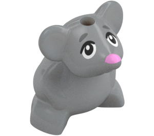 LEGO Medium Stone Gray Mouse (Sitting) (103384)