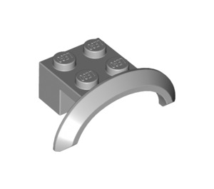 LEGO Medium Stone Gray Mudguard Brick 2 x 4 x 1 with Wheel Arch (28579 / 98282)