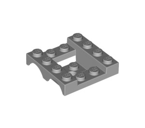LEGO Medium Stone Gray Mudguard Vehicle Base 4 x 4 x 1.3 (24151)
