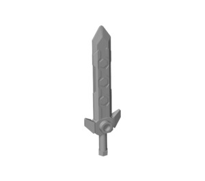 LEGO Medium Stone Gray Nexo Knights Sword with Gray (24108)