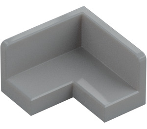 LEGO Medium Stone Gray Panel 1 x 2 x 2 Corner with Rounded Corners (31959 / 91501)