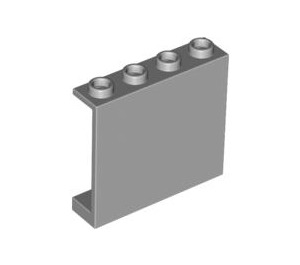 LEGO Medium Stone Gray Panel 1 x 4 x 3 without Side Supports, Hollow Studs (4215 / 30007)