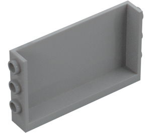 LEGO Medium Stone Gray Panel 1 x 6 x 3 with Side Studs (98280)