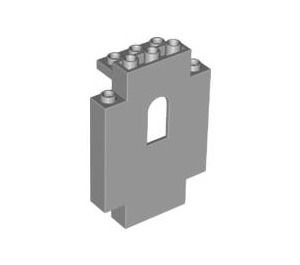 LEGO Medium steingrå Panel 2 x 5 x 6 med Vindu (4444)