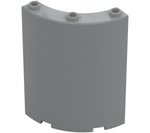 LEGO Medium Stone Gray Panel 4 x 4 x 6 Curved (30562 / 35276)