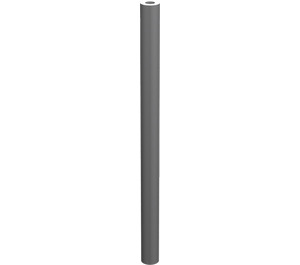 LEGO Medium Stone Gray Plastic Hose 4.8 cm (6 Studs) (76279 / 100754)