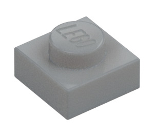 LEGO Medium Stone Gray Plate 1 x 1 (3024 / 30008)