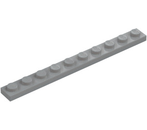 LEGO Střední kamenná šedá Deska 1 x 10 (4477)