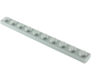 LEGO Medium Steengrijs Plaat 1 x 10 (4477)