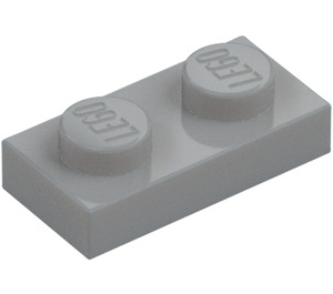 LEGO Střední kamenná šedá Deska 1 x 2 (3023 / 28653)