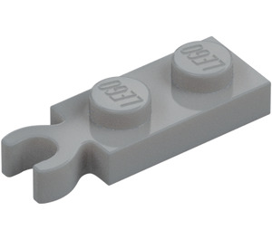 LEGO Mittleres Steingrau Platte 1 x 2 mit Clip (78256)