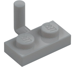 LEGO Medium stengrå Plade 1 x 2 med Krog (5mm vandret arm) (43876 / 88072)