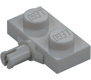 LEGO Medium Stone Gray Plate 1 x 2 with Wheel Holder with Reinforced Underside (66897)