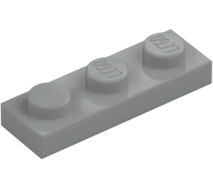 LEGO Mittleres Steingrau Platte 1 x 3 (3623)