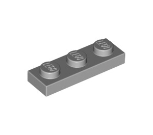 LEGO Medium Stone Gray Plate 1 x 3 (3623)