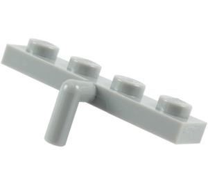 LEGO Mittleres Steingrau Platte 1 x 4 mit Downwards Bar Griff (29169 / 30043)
